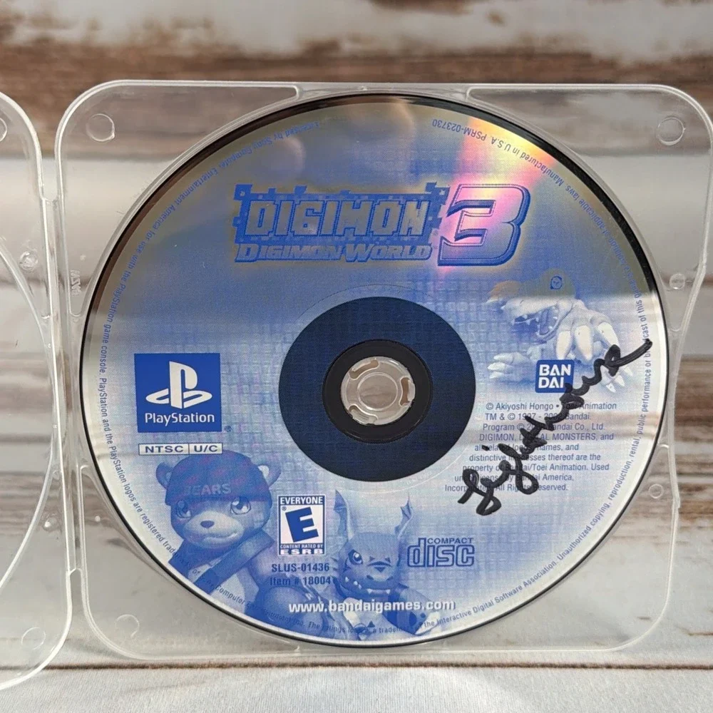 Digimon World 3 PS1 PlayStation 1 Game Disc Only Tested RPG Used